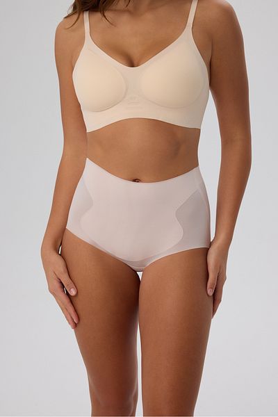 nulu Corset alb cu talie înaltă pentru femei, fără sudură