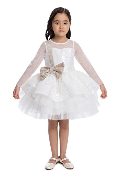 Pamina 34041PR EKRU ELBİSE