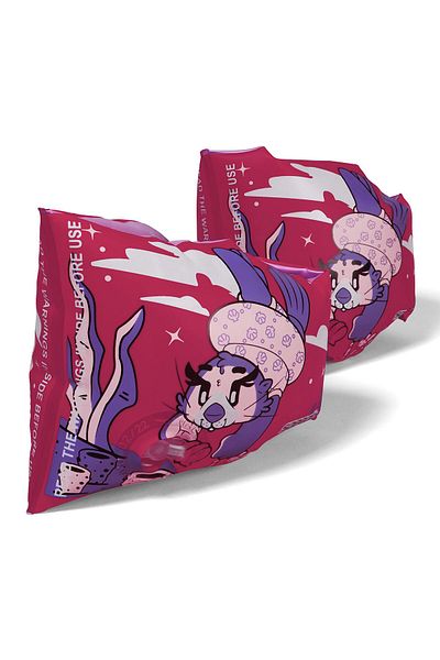 SPEEDO Unisex Children's Character Printed Armbands, Pink/Purple, 2-6 Years