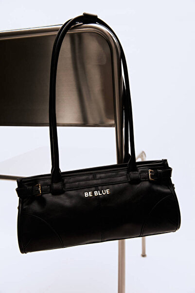 BE BLUE Black Vintage Belt Bag