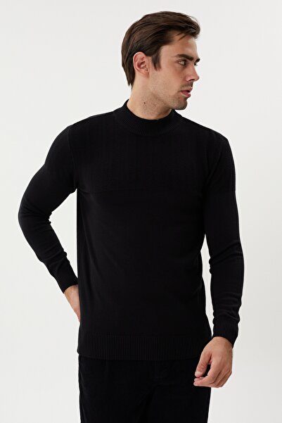 Twister Jeans ERKEK KIŞLIK KAZAK TWİSTER JEANS YARIM BOĞAZLI LİKRALI ÖZEL DES...