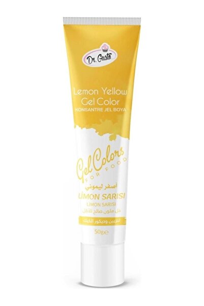 Dr. Gusto Jel Boya (Tüp) 50GR Limon Sarısı