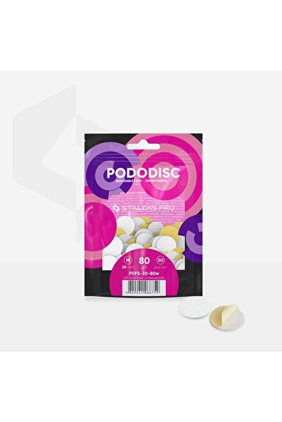 STALEKS PODODISC STALEKS PRO M Pedikür Disk İçin Yumuşak Tabanlı Yedek Beyaz ...