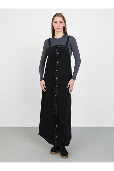 Benin Ανθρακί Benin Hijab Φόρεμα