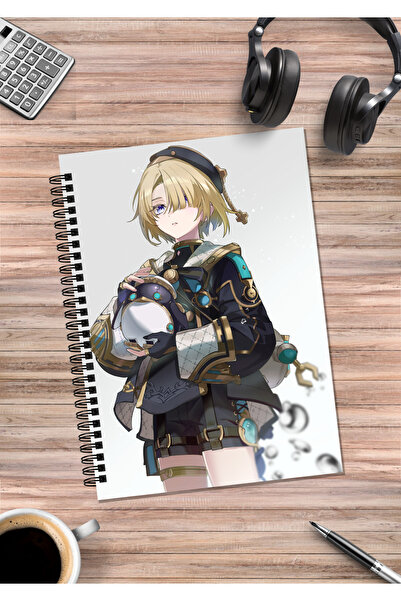 Home Genshin Freminet Anime - Caiet A5 cu spirală