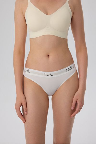 nulu Slip de damă, alb, de bază, scris NULU, fără cusături