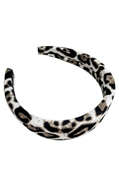 Modex Handmade Leopard Pattern Sponge Flat Crown (Width:3Cm)