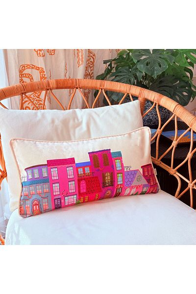 ge living New Year's Themed Velvet Throw Pillow Cover 30 cm X 55 cm