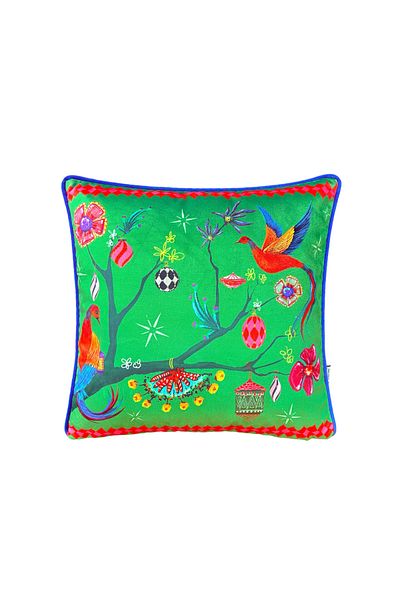 ge living New Year's Themed Velvet Throw Pillow Cover 45 cm X 45 cm