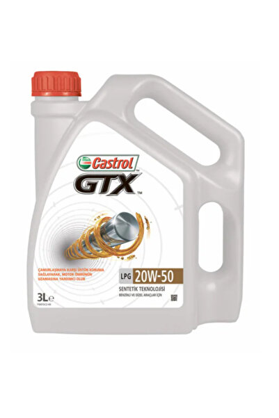 CASTROL Gtx 20w-50 Motor Yağı 3 L