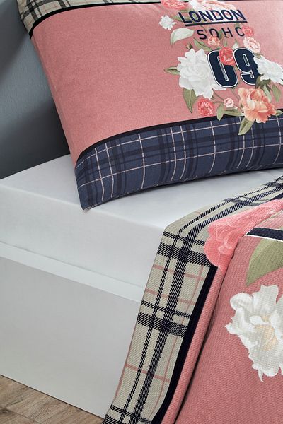 Özdilek Pique Set - Pink S for Single Person