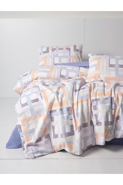 Cotton Box Hayden Lilac - Σετ Παπλωματοθήκη Διπλή Φανέλα