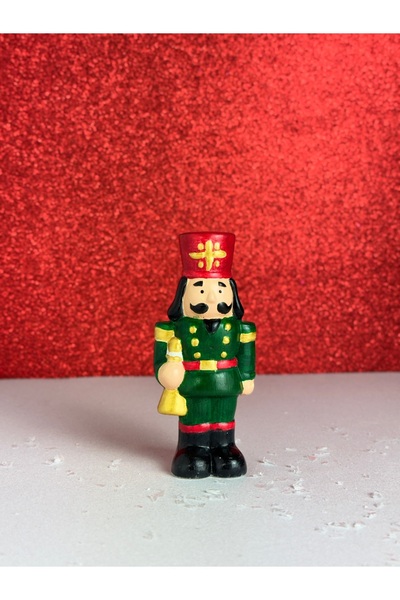 Mithbox ديكور عيد الميلاد الأخضر كسر الجوز الرصاص الجندي Nutcracker تمثال الس...