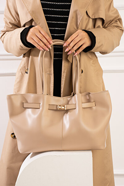 Lifonbag Geantă de mână și de umăr pentru femei, din piele moale, cu curea lungă, cu închidere magnetică