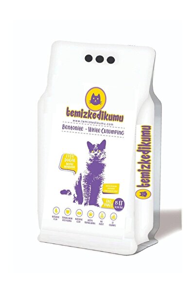 TKK TEMİZKEDİKUMU Bebe Pudralı Kokulu Ince Taneli 15 Lt (kitten) Yavru Kedi Kumu