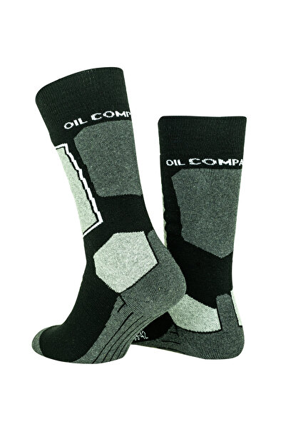 OIL COMPANY Lightweight Cotton Blended 3-Layer Moisture Absorbing Structure Thermal Unisex Ranger Socks That Completely Wrap the Foot