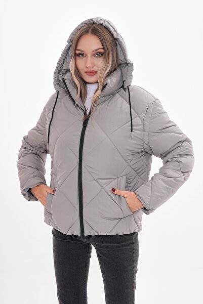 ŞİMAL Women's Hooded Puffer Jacket 245347   -