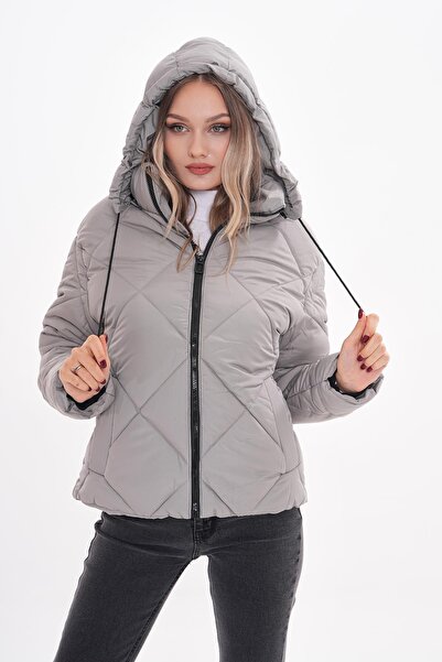 ŞİMAL Women's Hooded Puffer Jacket 245347   -