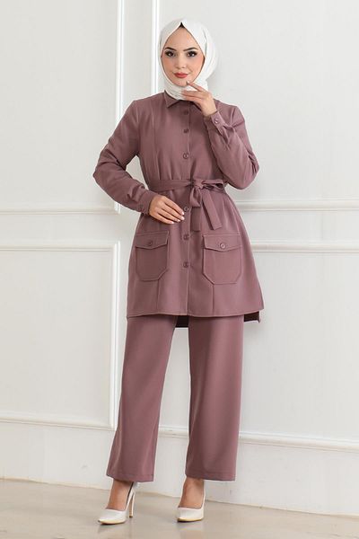 Modamihram Buton pentru costum Dusty Rose - 19223
