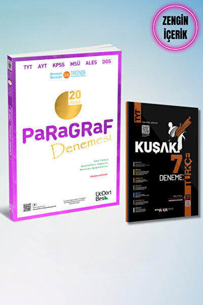 Üç Dört Beş Yayıncılık 345 - 20 Li Paragraf Deneme - 2025