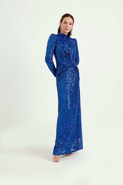 FİSTANBUL Lilium-Sequence Dress