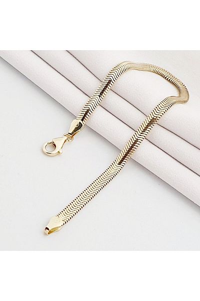 GEFU Gold 4mm Italian Steel Bracelet