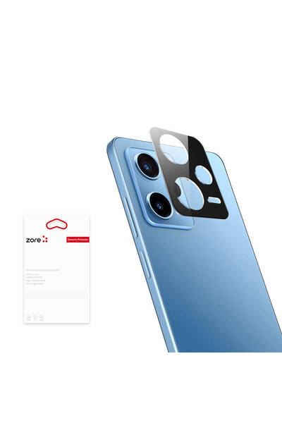 noktaks واقي عدسة الكاميرا المتوافق مع Redmi Note 12 Pro 5G، زجاج ثلاثي الأبع...