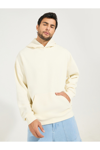 Styli Skull Back Print Heavyweight Oversized Hoodie