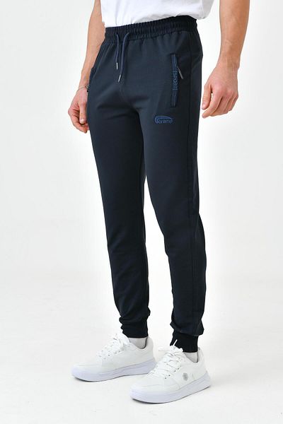 Cramp Spor Ανδρικό παντελόνι με φερμουάρ τσέπης Navy Blue