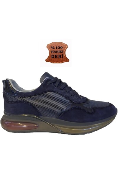 Marco Branchini Синій чоловічий повсякденний взуття з натуральної шкіри з ортопедичною підошвою 316