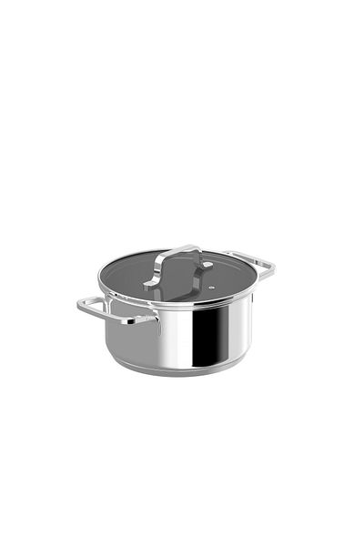 Berghoff Berhghoff Dina Helix Stainless Steel Sauce Pot with Lid 16cm