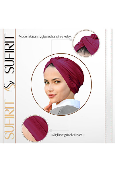 Sufirit Hijab Bonnet - Twisted Bonnet - Ready Scarf Bonnet - Design Models