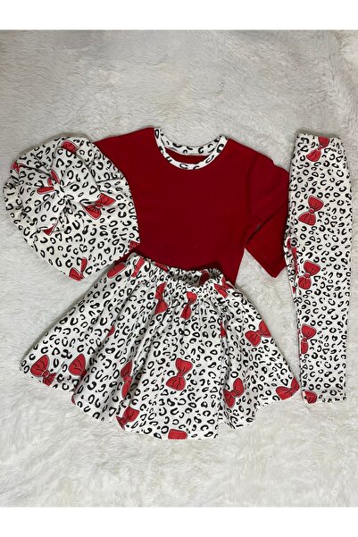 Portakal Bebek 4 Parça Bone Bandana Aksesuarlı Takım