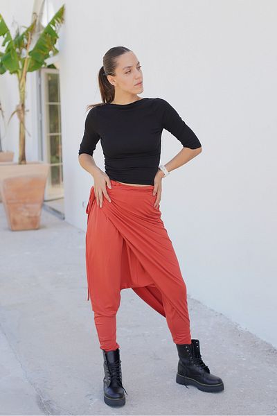 Catz Clothes Women's Shalwar Trousers - Bella Women's Shalwar Trousers (Viscose Lycra Fabric - 4 Seasons)