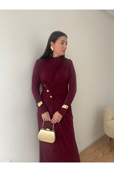 YEŞİMALSANÇOĞLU Düğmeli elbise