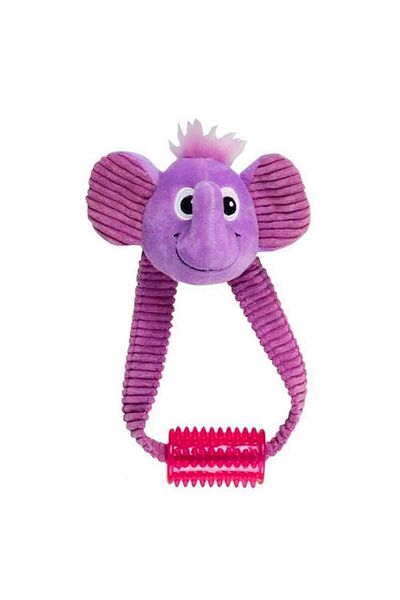 Pawise Vivid Life Elephant With Tugger Plush Dog Toy with Sound 22 Cm