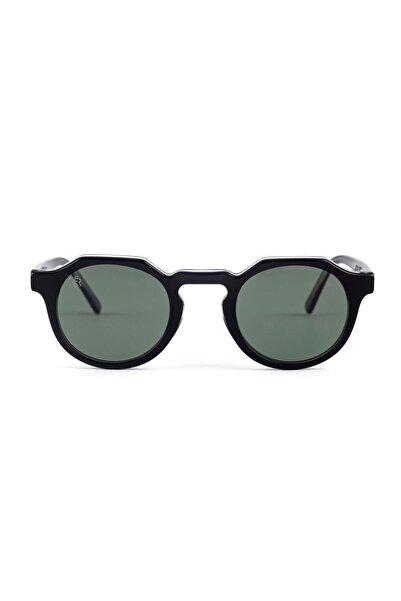 Freesbee Kings Black Clear Green Asetat Unisex Güneş Gözlüğü