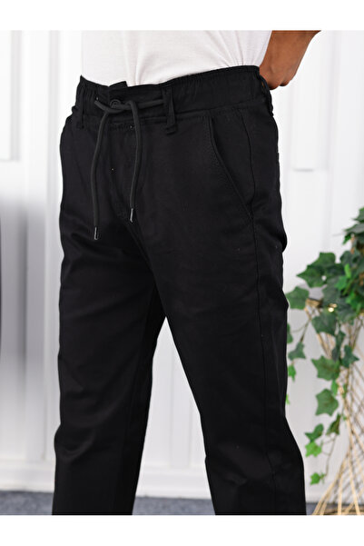 LOOKS KİDS Erkek Çocuk İçi Polarlı Beli Lastikli Kışlık Pantolon