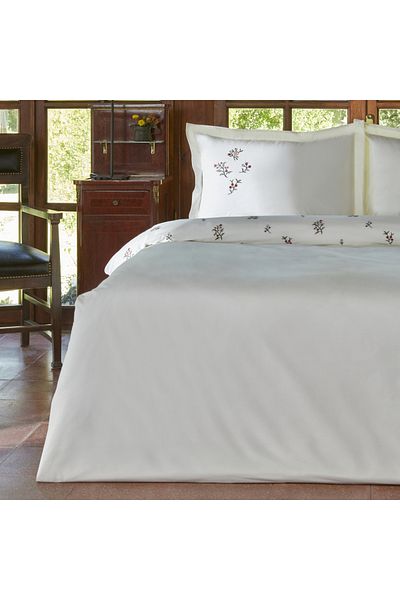 Karaca Home Set cuvertură dublă albă Venice