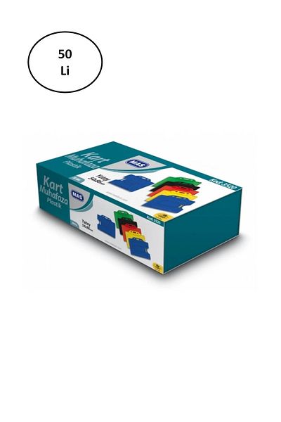 Toptan Bulurum Mas 3520 Plastic Card Housing - Horizontal-54X86-Navy Blue 50 Li - Gms2430-6478
