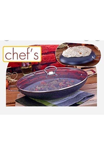 Chef's Kapaklı Kavurma Sacı 32cm