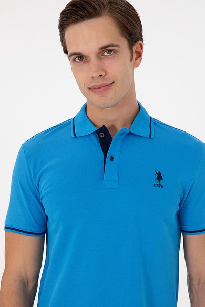U.S. Polo Assn. Tricou de bază Saks Slim Fit pentru bărbați 50284631 -vr045