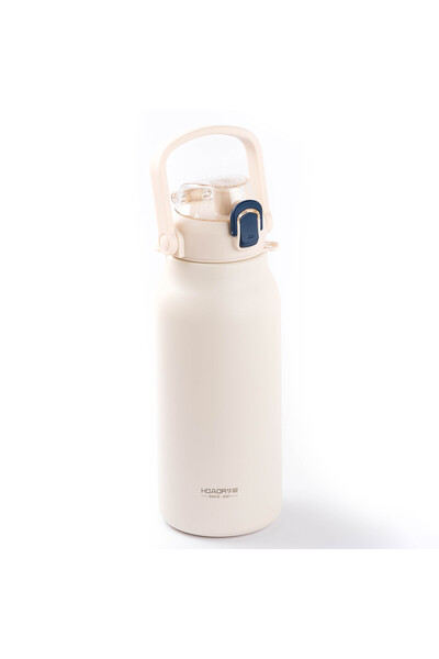 Tantitoni OKADI UZUN ASKILI BEYAZ PASLANMAZ ÇELİK PİPETLİ TERMOS 1.8L