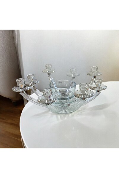 Gold home design Kristal Şam’dan 8 Kollu Şefaf Renk