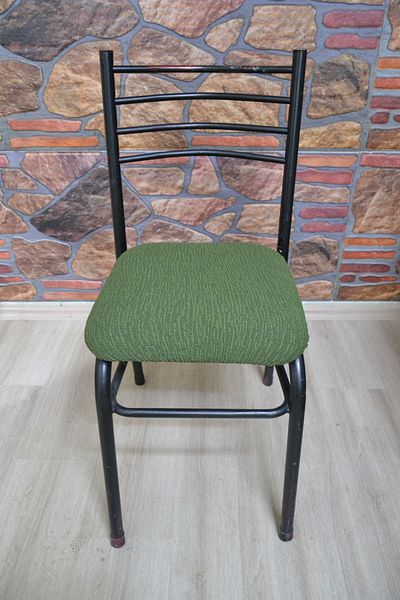 COVER TEKSTİL Καρέκλες 4 τεμαχίων σε χρώμα σιδήρου - Κάλυμμα και ύφασμα ζακάρ