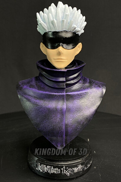 Kingdom of 3D Jujutsu Kaisen Satoru Gojo Büst, Gojo Figür, Anime