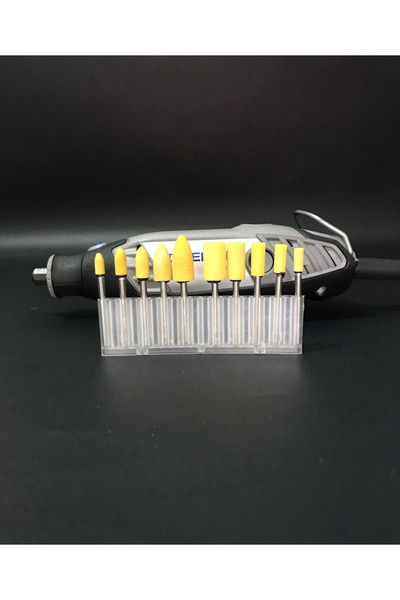 BGA Dremel geleneksel gravür makineleri 240 Grit İnce Seramik Taş Freze 3mm Cila Parlatma Tamponu