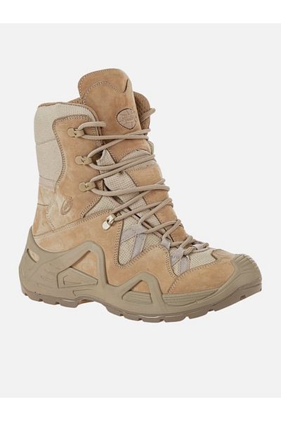 Scooter P1490Nbj001 Beige Nubuck Leather Men's Tactical Boots