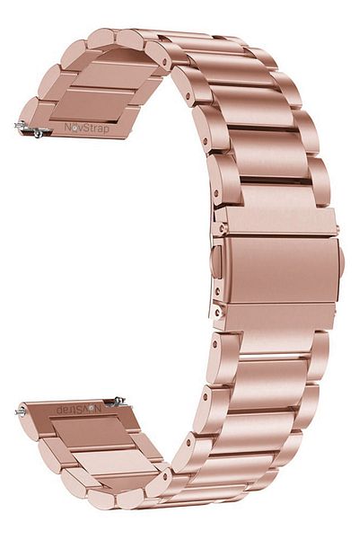 NovStrap ساعة سامسونج جالاكسي 7 - سوار معدني فولاذي، 20 ملم، سلسلة متوافقة 40-47