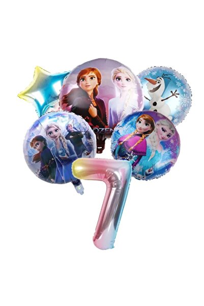 DÜVENCİ TİCARET SET DE BALONI FOIL DE 6 PIESE CU TEMATICA PAȚULUI ZIMĂRILOR F...